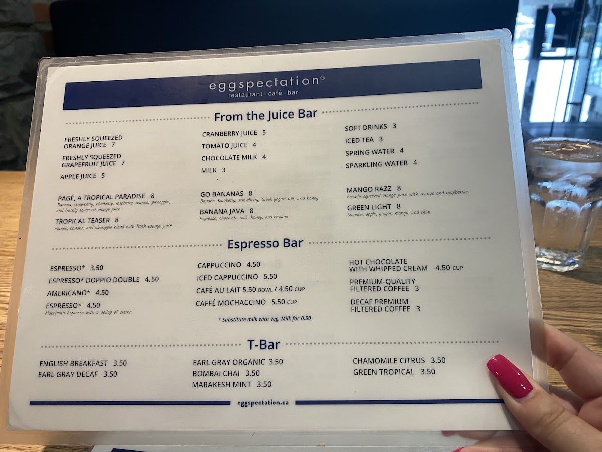 Menu Eggspectation - Vieux Montreal-6