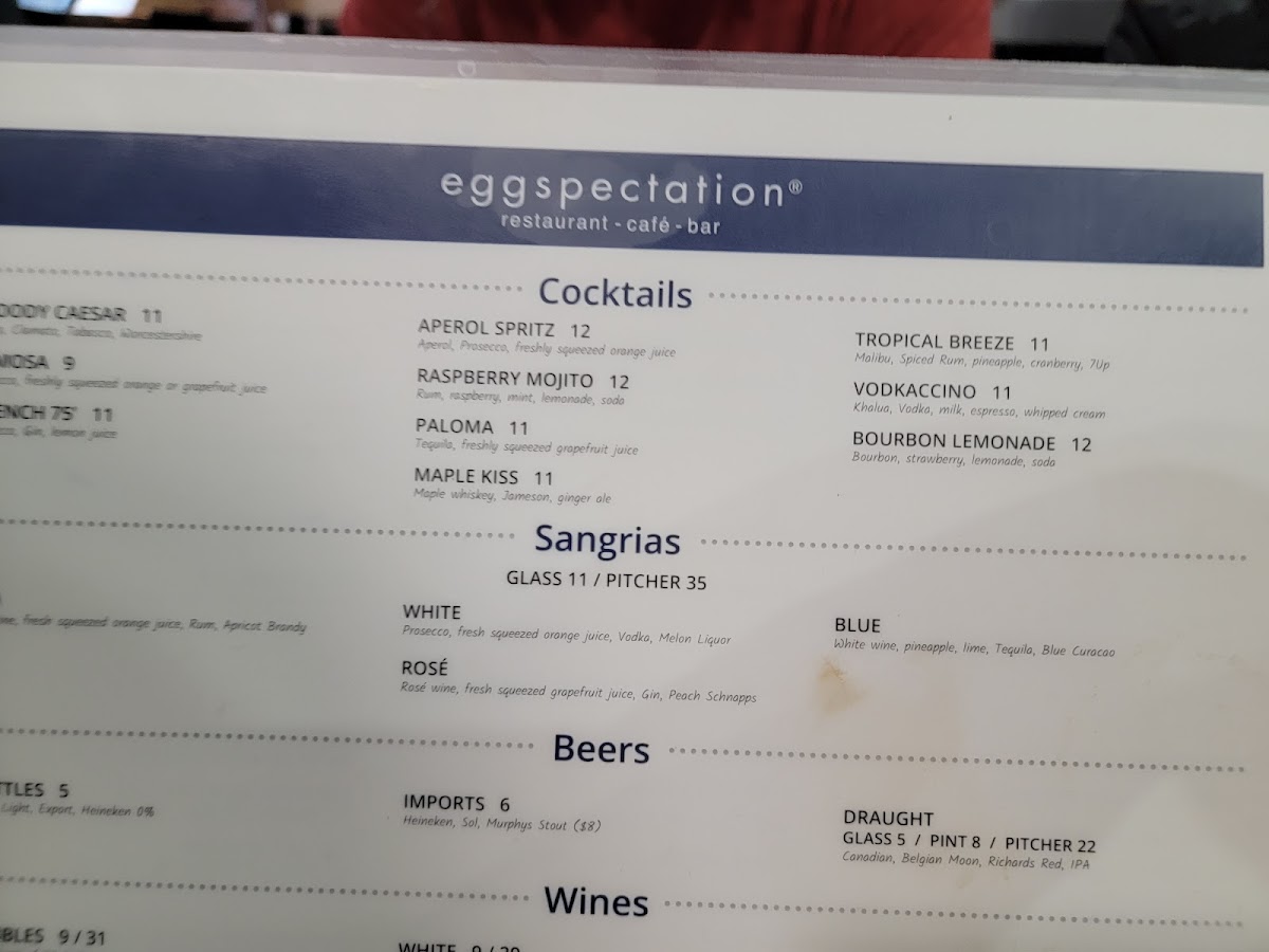 Menu Eggspectation - Vieux Montreal-9